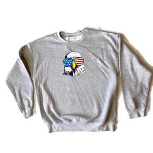Gildan men's America eagle sweater